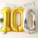 Шар фольгированный 40" Цифра 0, цвет серебряный 1386213 1386213    