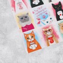 Наклейки «Время котиков», 11 ? 15,5 см 3028369 3028369    