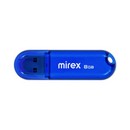 Флешка Mirex CANDY BLUE, 8 Гб ,USB2.0, чт до 25 Мб/с, зап до 15 Мб/с, синяя 9284242 9284242    